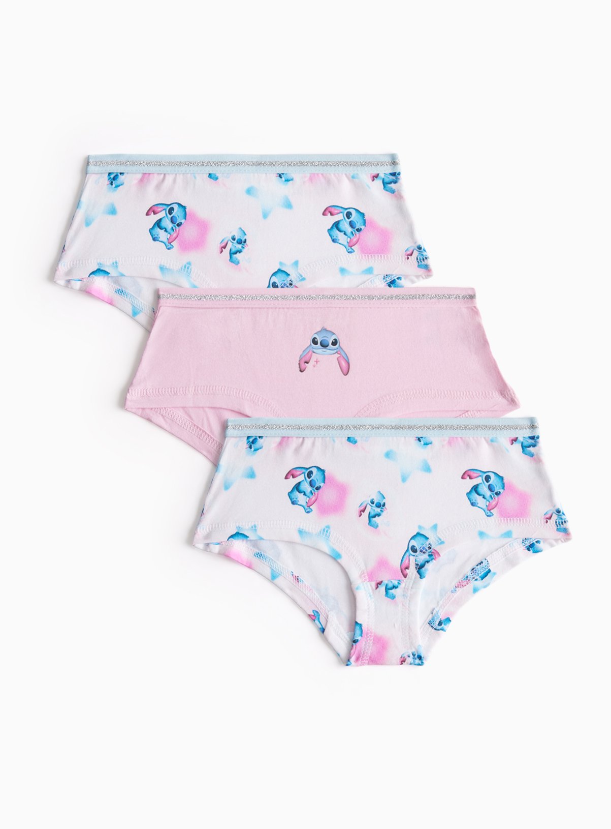 Disney Lilo & Stitch Print Short Style Knickers 3 Pack 
