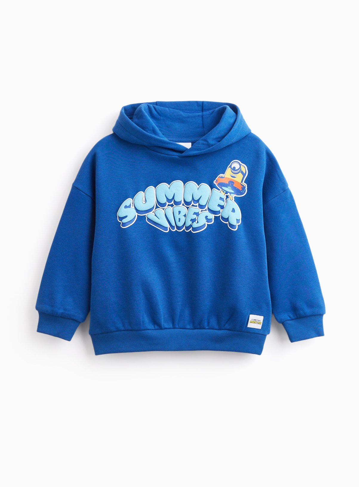 Blue Minions Graphic Hoodie 