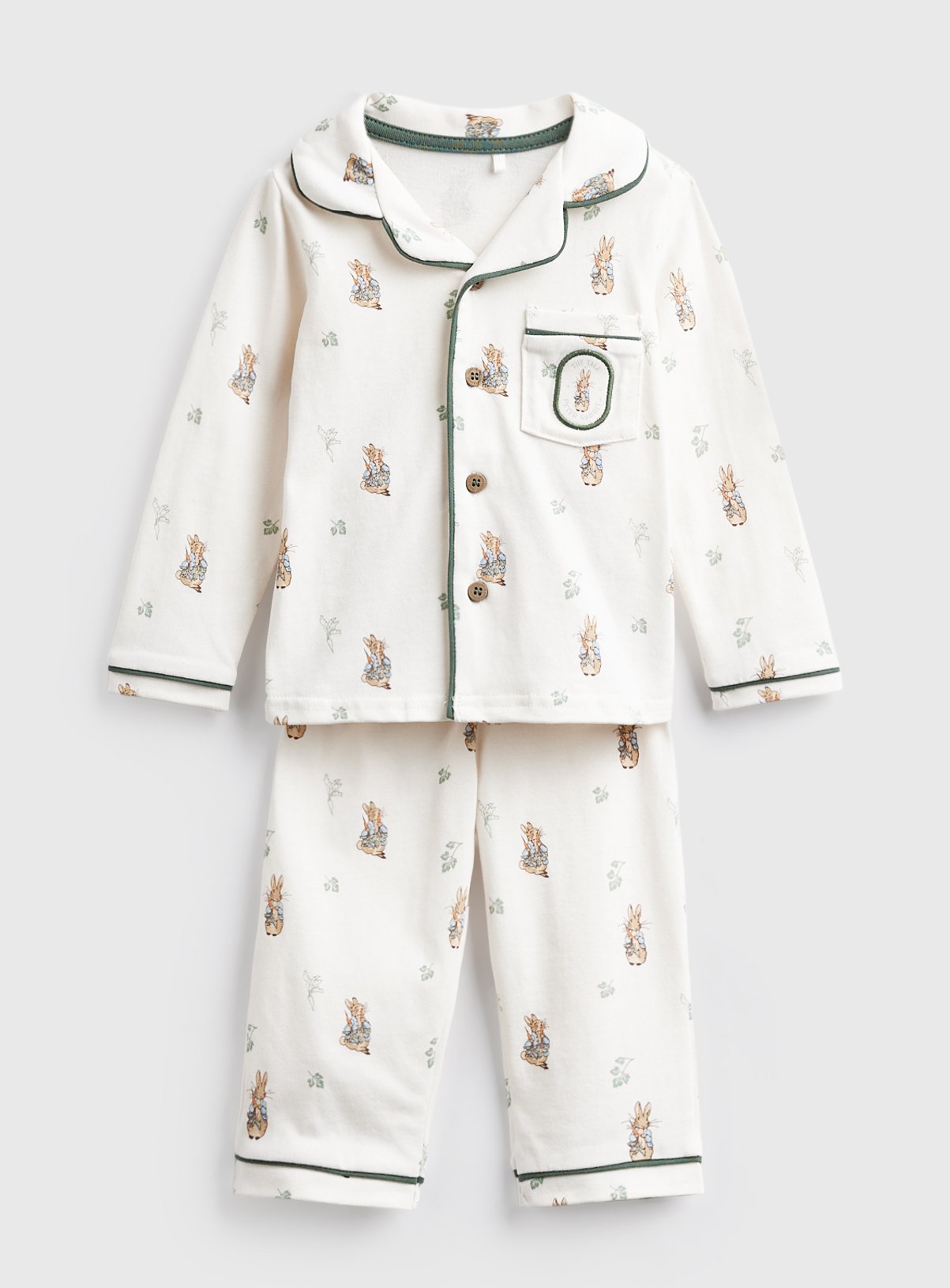 Cream Peter Rabbit Traditional Pyjamas 3-6 months