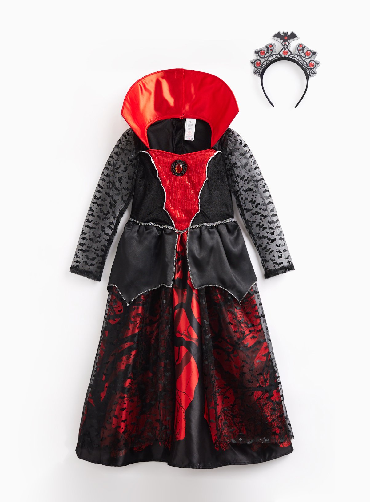 Vampiress Fancy Dress Costume 3-4 Years