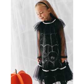 Monochrome Spider Fancy Dress Costume