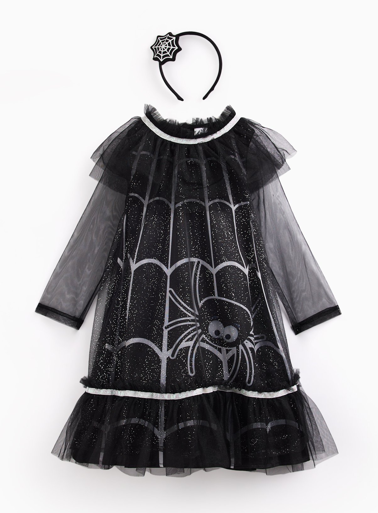 Monochrome Spider Fancy Dress Costume 3-4 Years