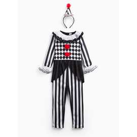 Halloween Clown Fancy Dress Costume