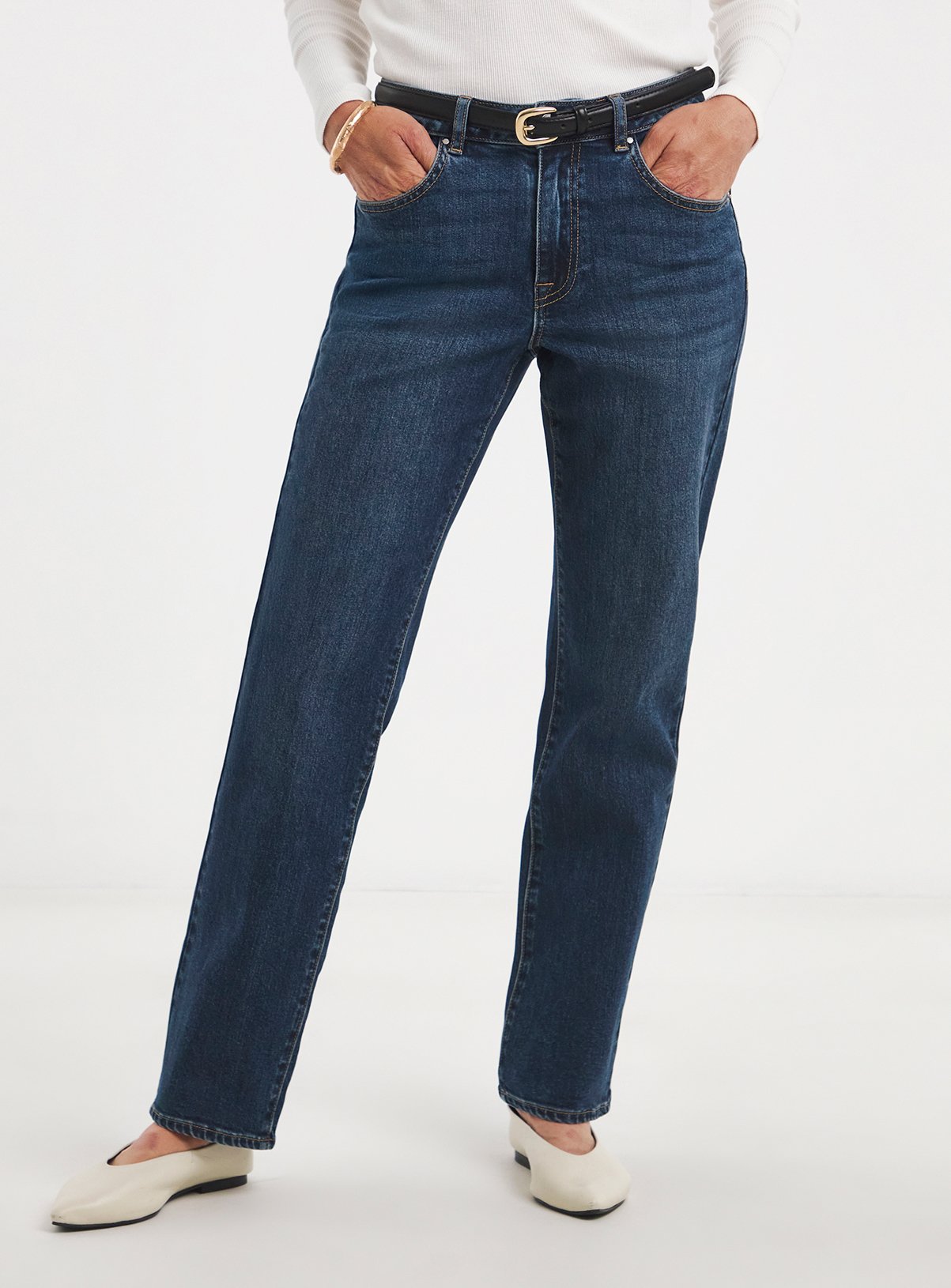 JD WILLIAMS Authentic Relaxed Straight Leg Jean