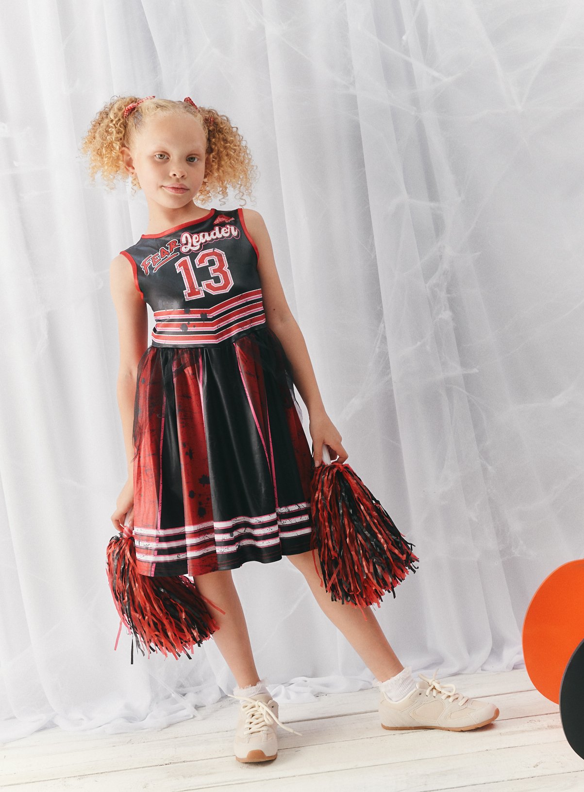 Cheerleader Fancy Dress Costume 