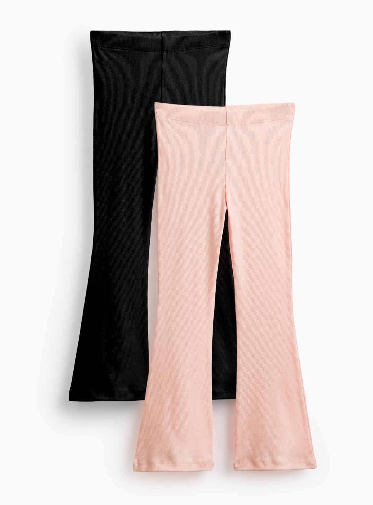 Pink & Black Flared Leggings 2 Pack 9 years