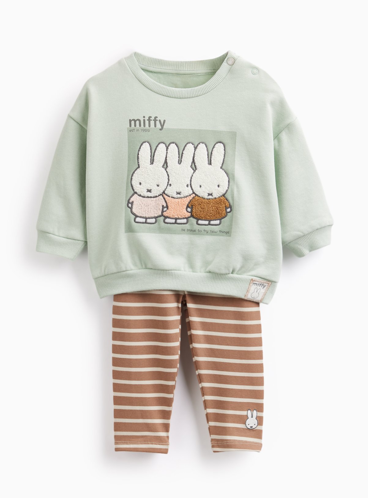 Green Miffy Sweat & Leggings Set  9-12 months