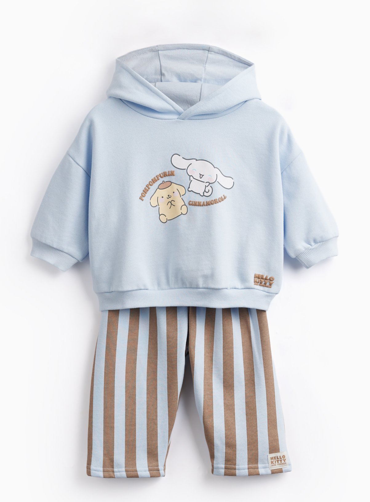 Light Blue Hello Kitty Cinnamon Roll Hoodie Set 18-24 months