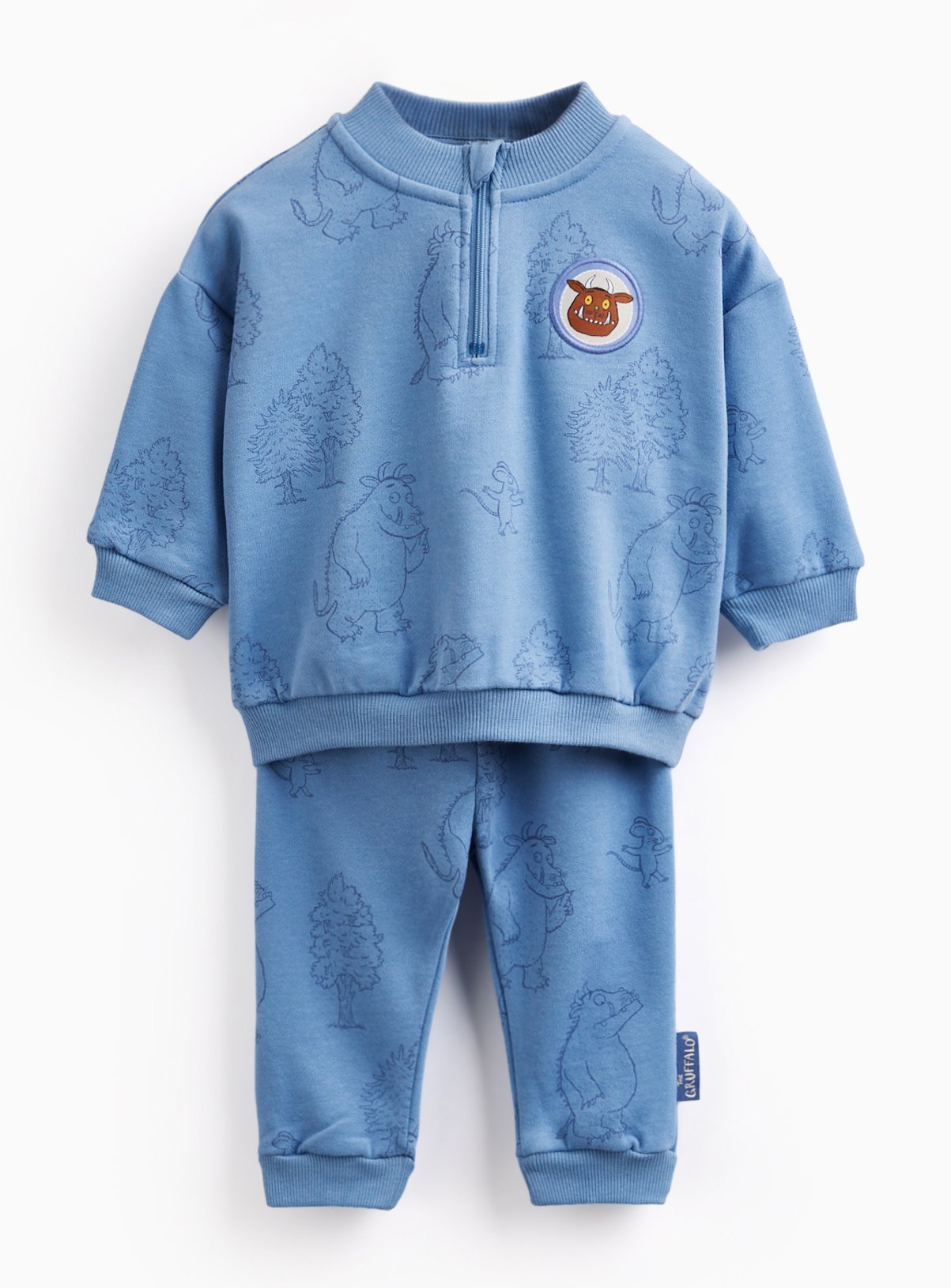 Blue Gruffalo Print Sweatshirt & Joggers Set Up to 3 mths