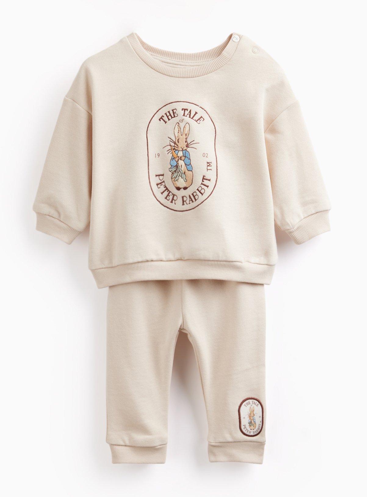 Cream Peter Rabbit Sweat Set 3-6 months