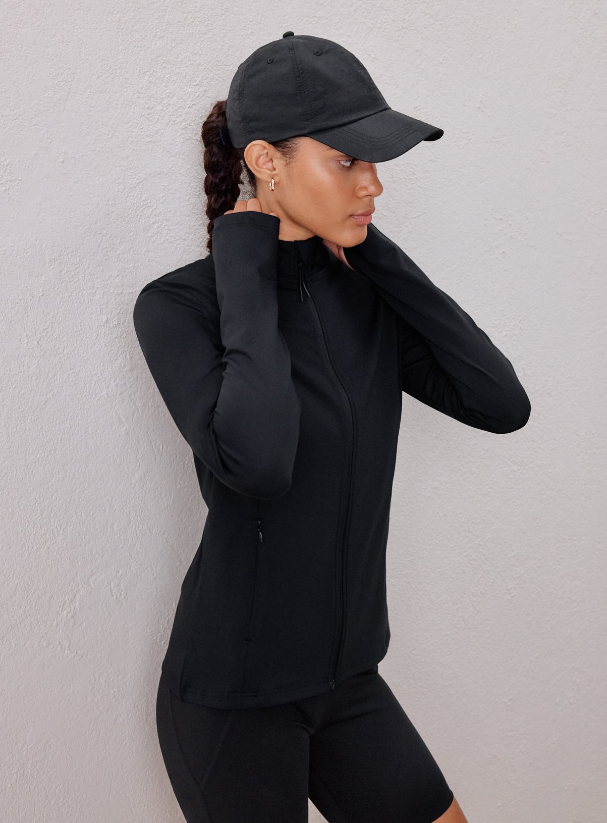 REAKTIV Funnel Neck Zip Through Jacket 