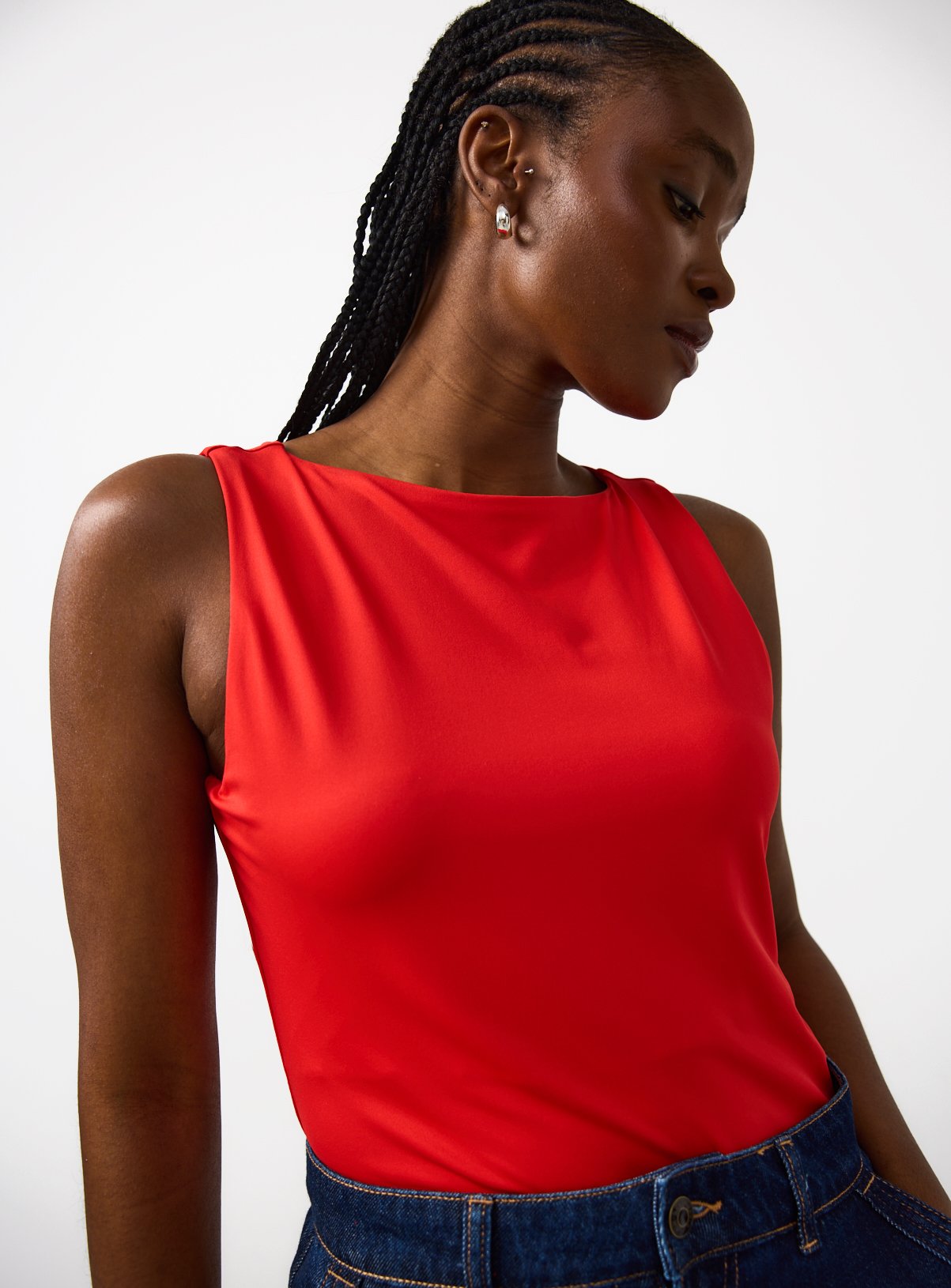 Boat Neck Vest Top 