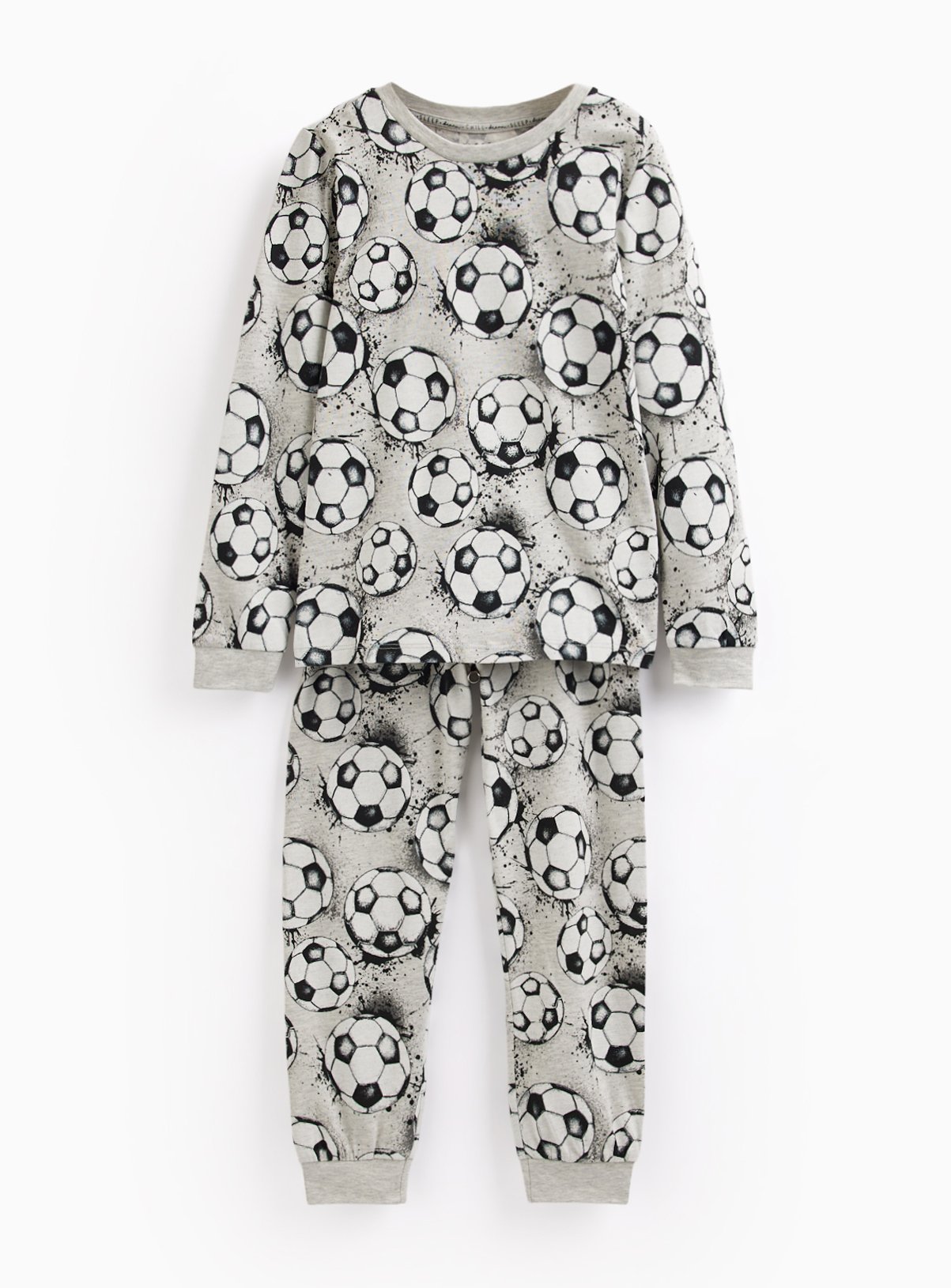 Grey Football Print Pyjamas 