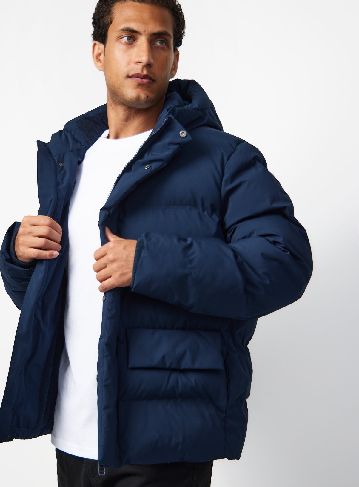 Heavy Padded Hooded Puffer Jacket 
