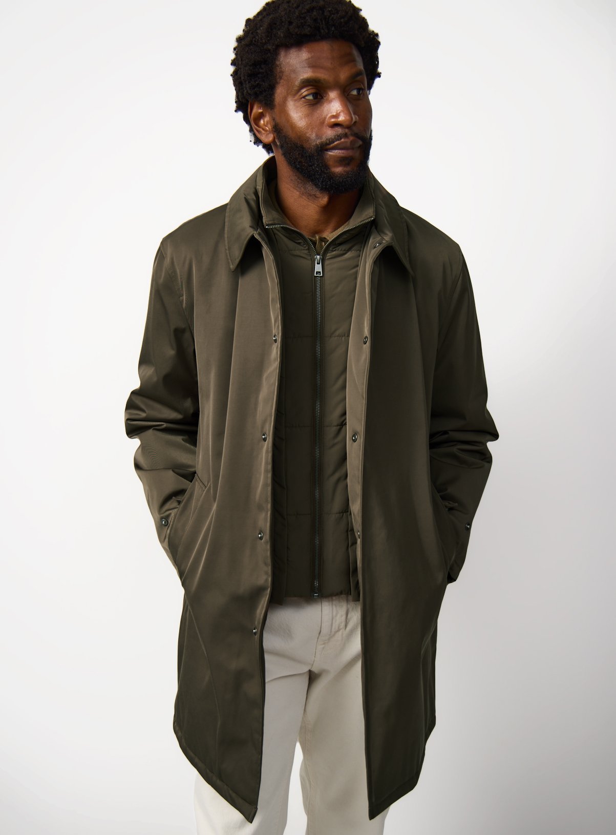 Hybrid Longline Coat 