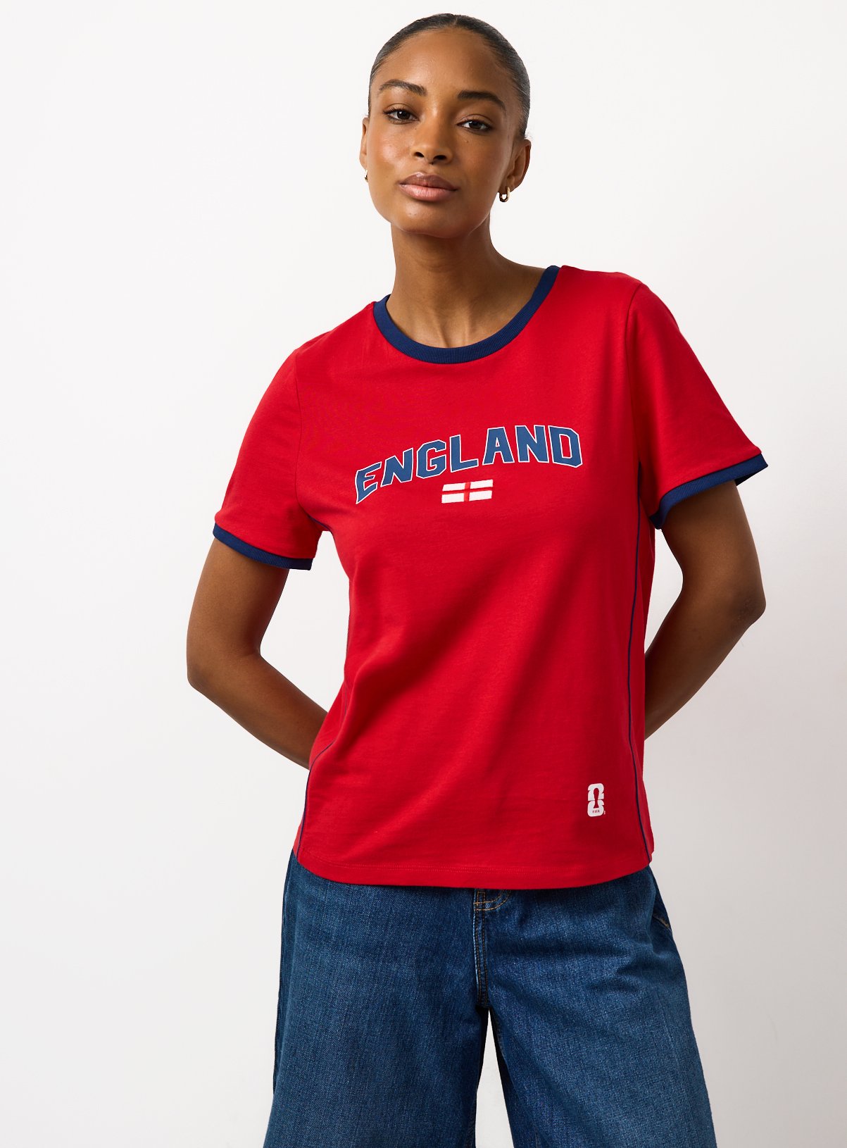 Red England Graphic T-Shirt