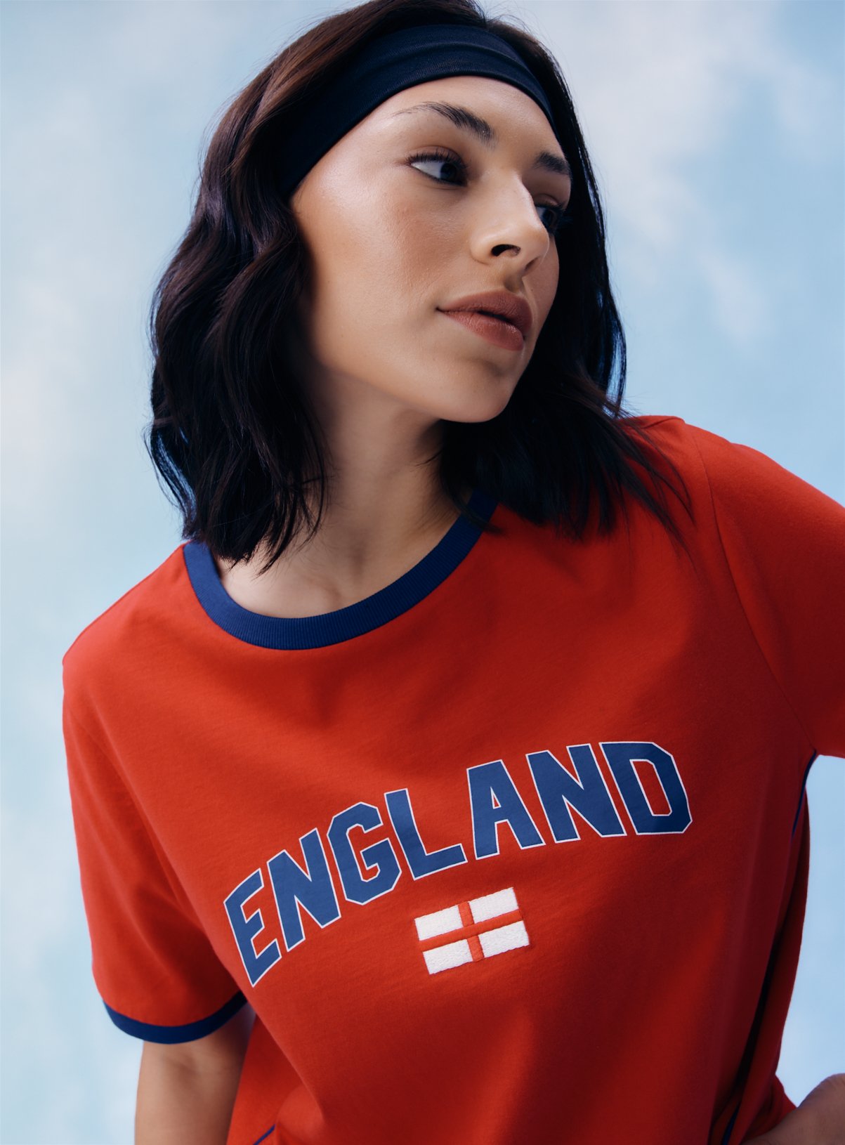 Red England Graphic T-Shirt 
