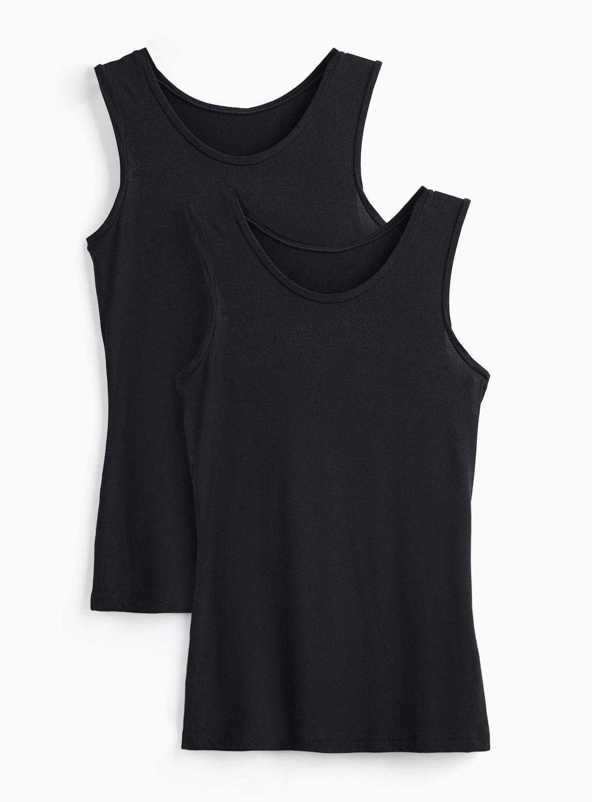 Black Thermal Built-Up Vests 2 Pack 