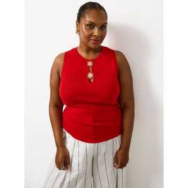 Sun Button Detail Vest