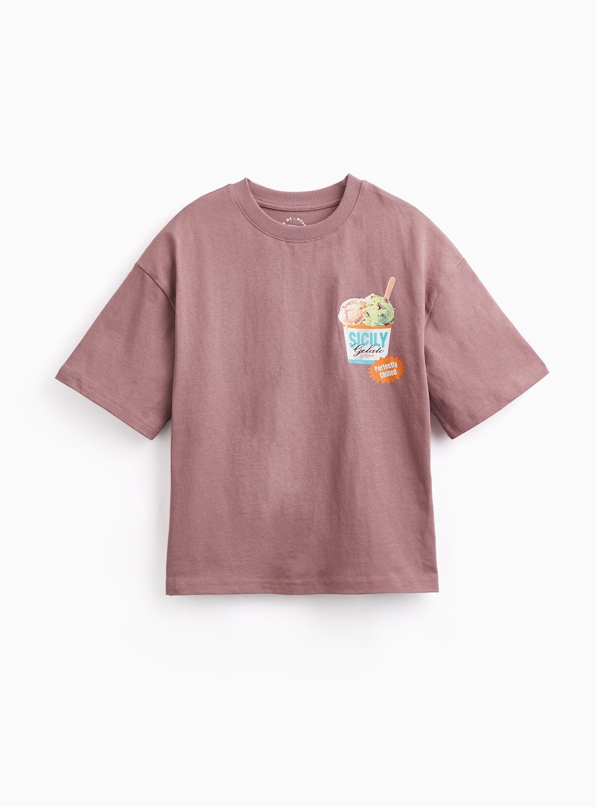 Purple Sicily Graphic T-Shirt 