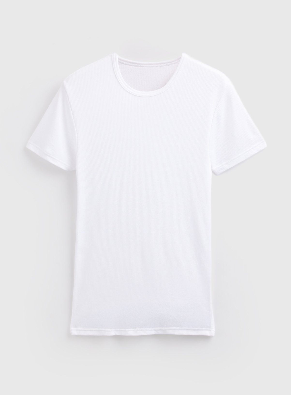 White Thermal Max Warmth Short Sleeve Top 