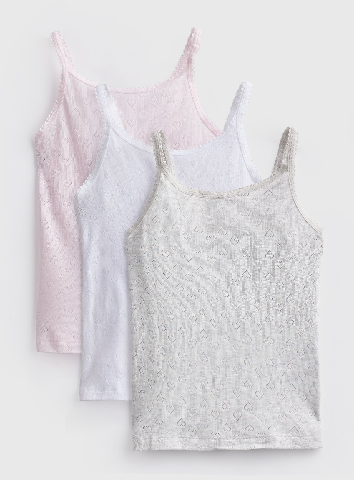 Thermal Pointelle Camis 3 Pack 7-8 years