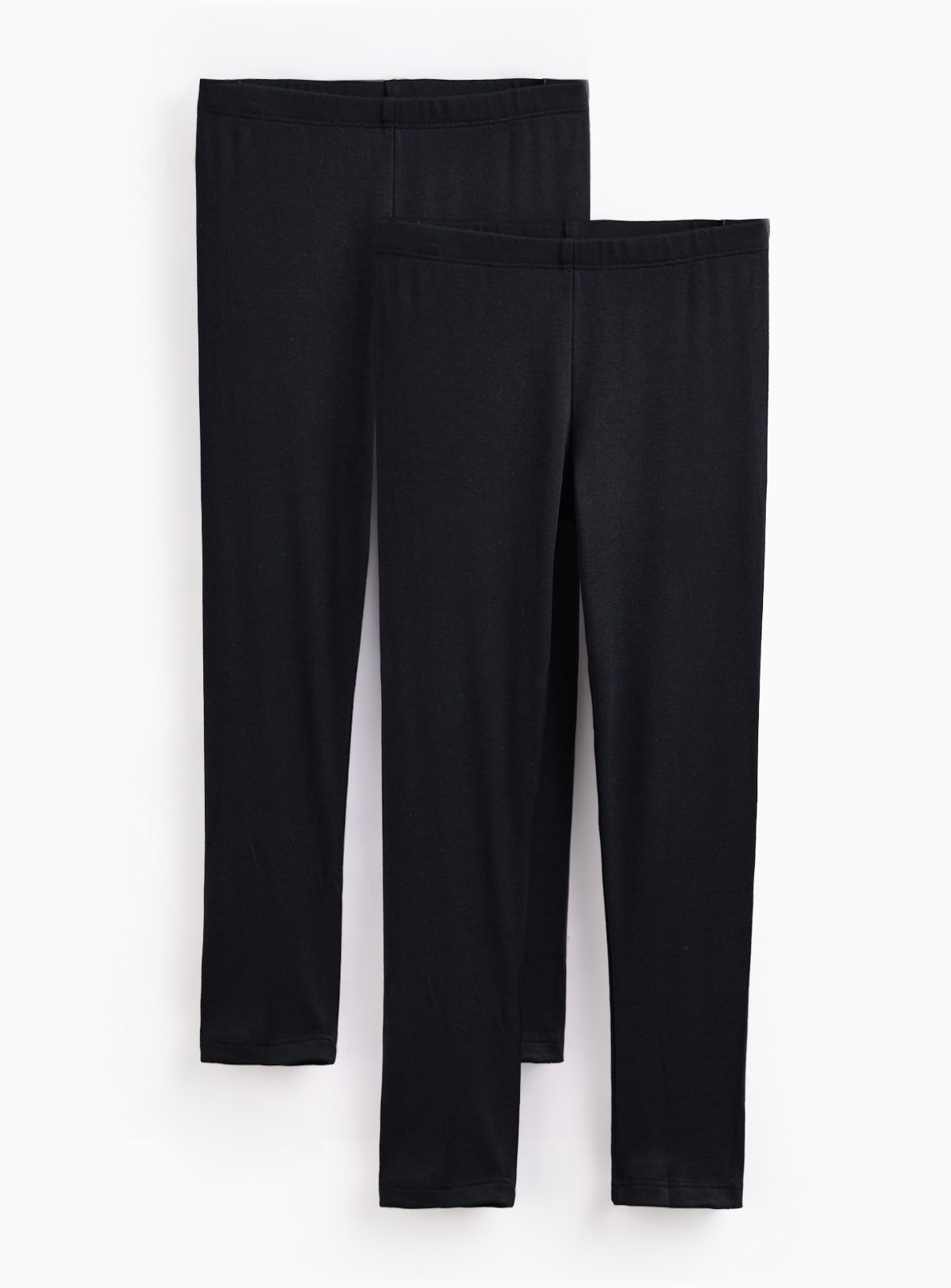 Black Thermal Leggings 2 Pack 7-8 years