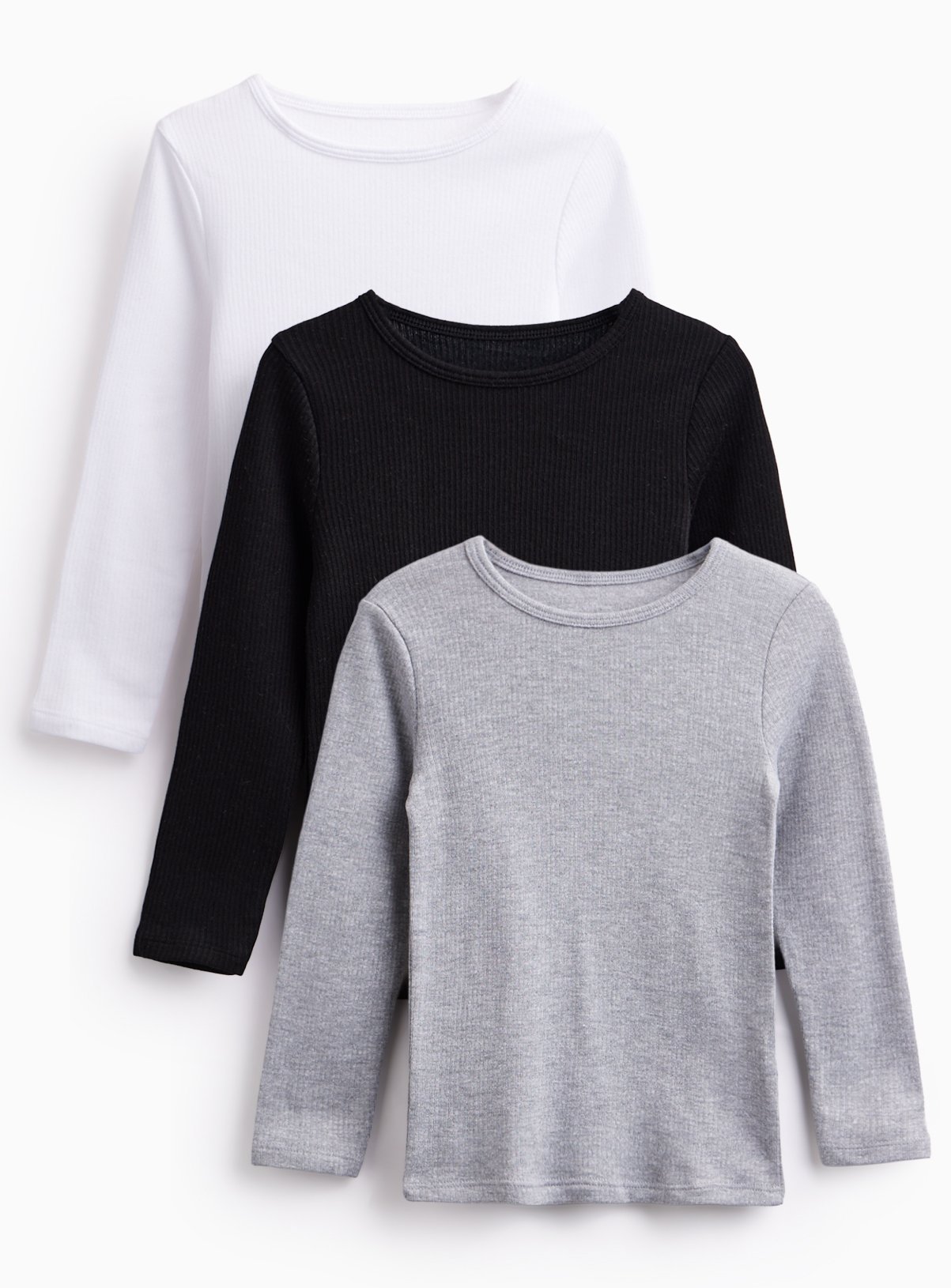 Thermal Long Sleeve Tops 3 Pack 