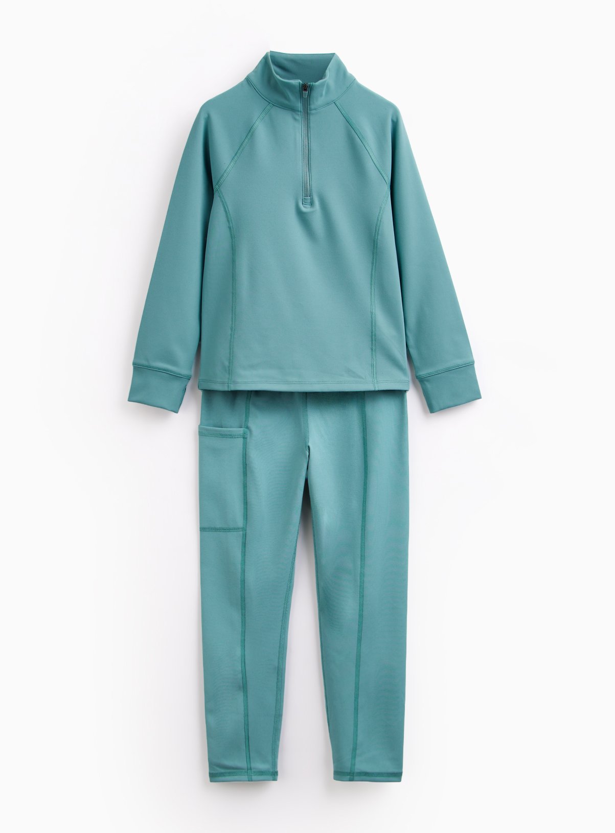 Green Top & Leggings Active Set 10 years