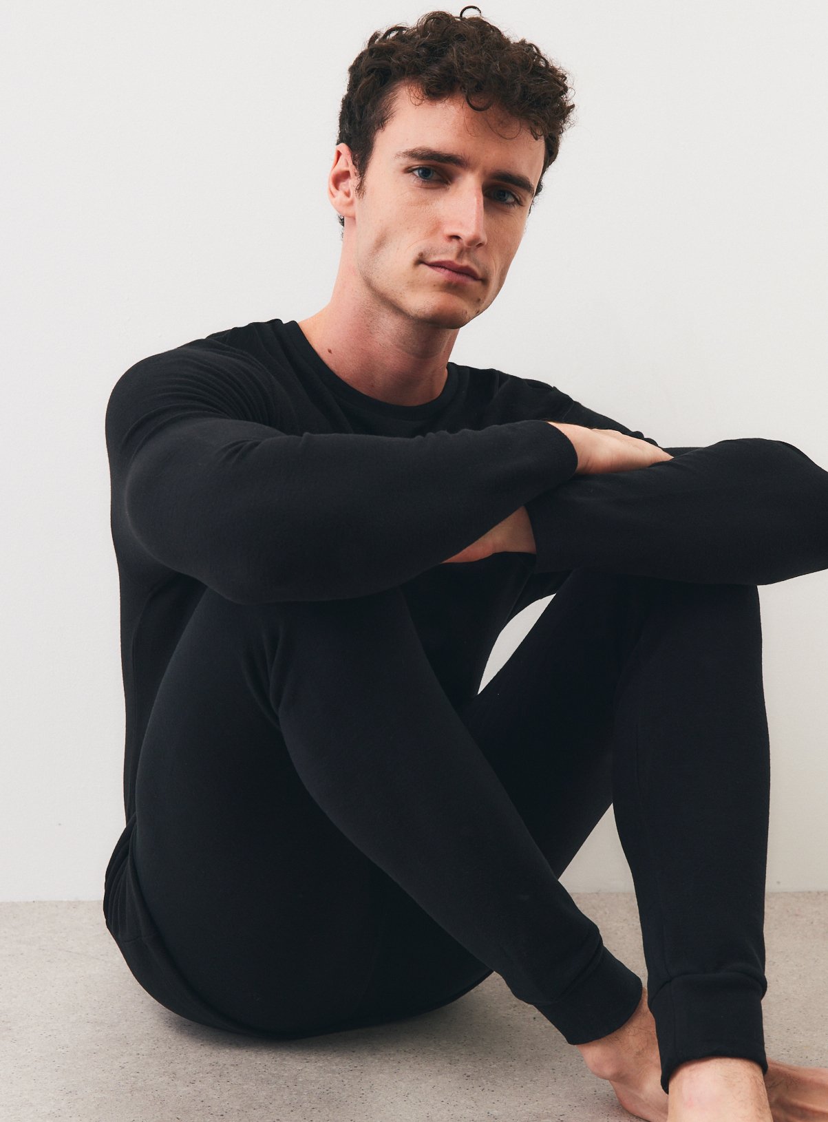 Black Thermal Max Warmth Plus Long Johns 