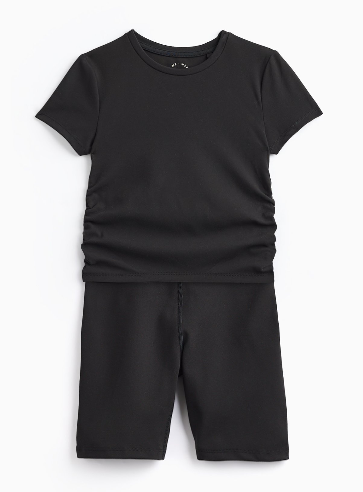 Black Active T-Shirt & Shorts Set 13 years