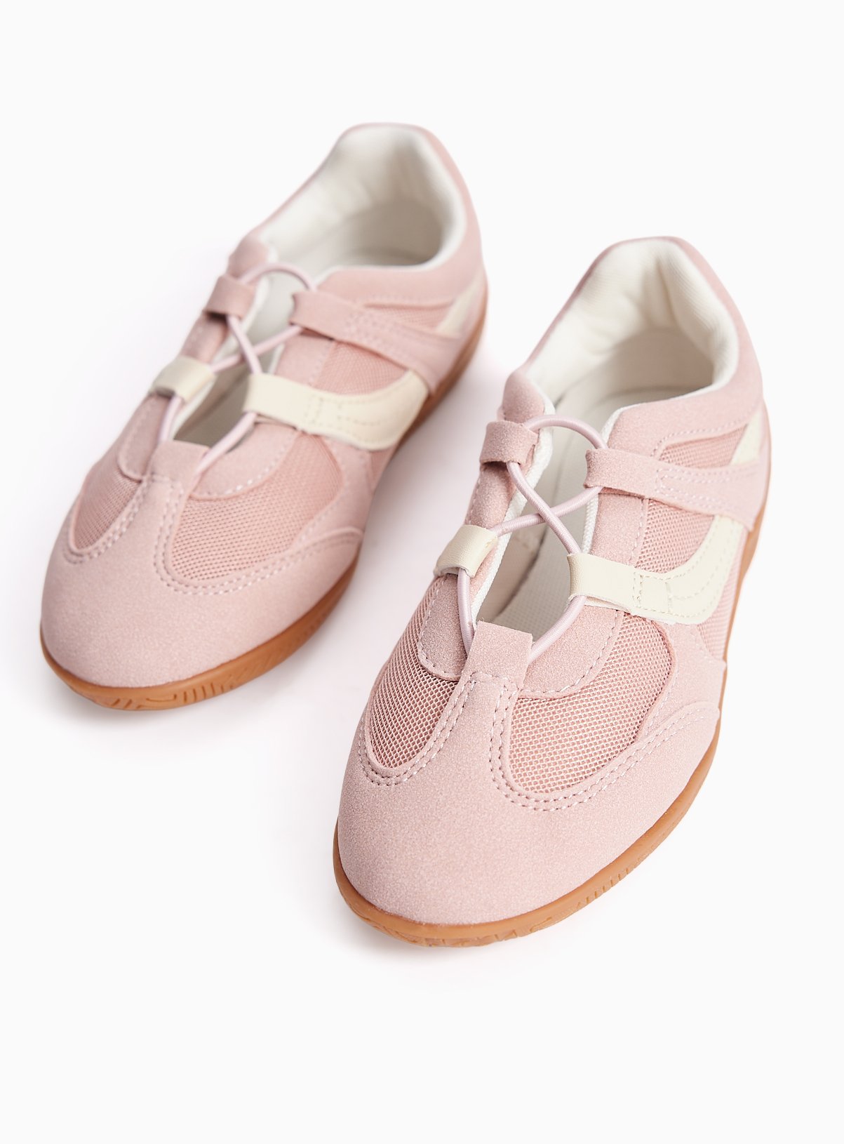 Pink Low Profile Ballerina Trainers 