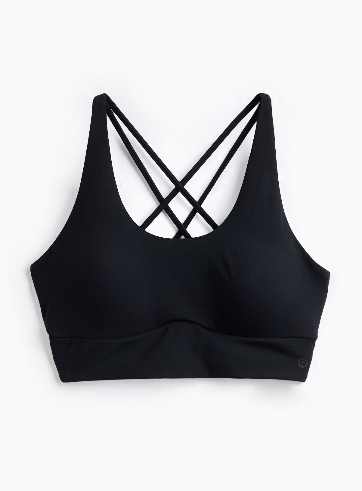 REAKTIV Black Padded Strappy Sports Bra 