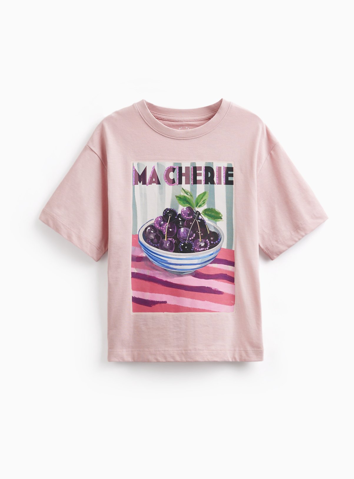 Ma Cherie Graphic Print Short Sleeve T-Shirt 9 years
