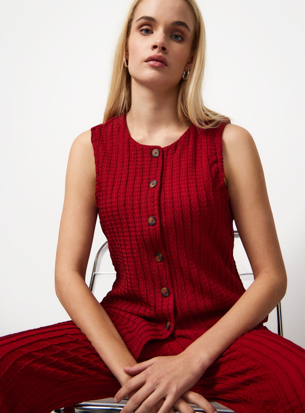 Textured Waistcoat 