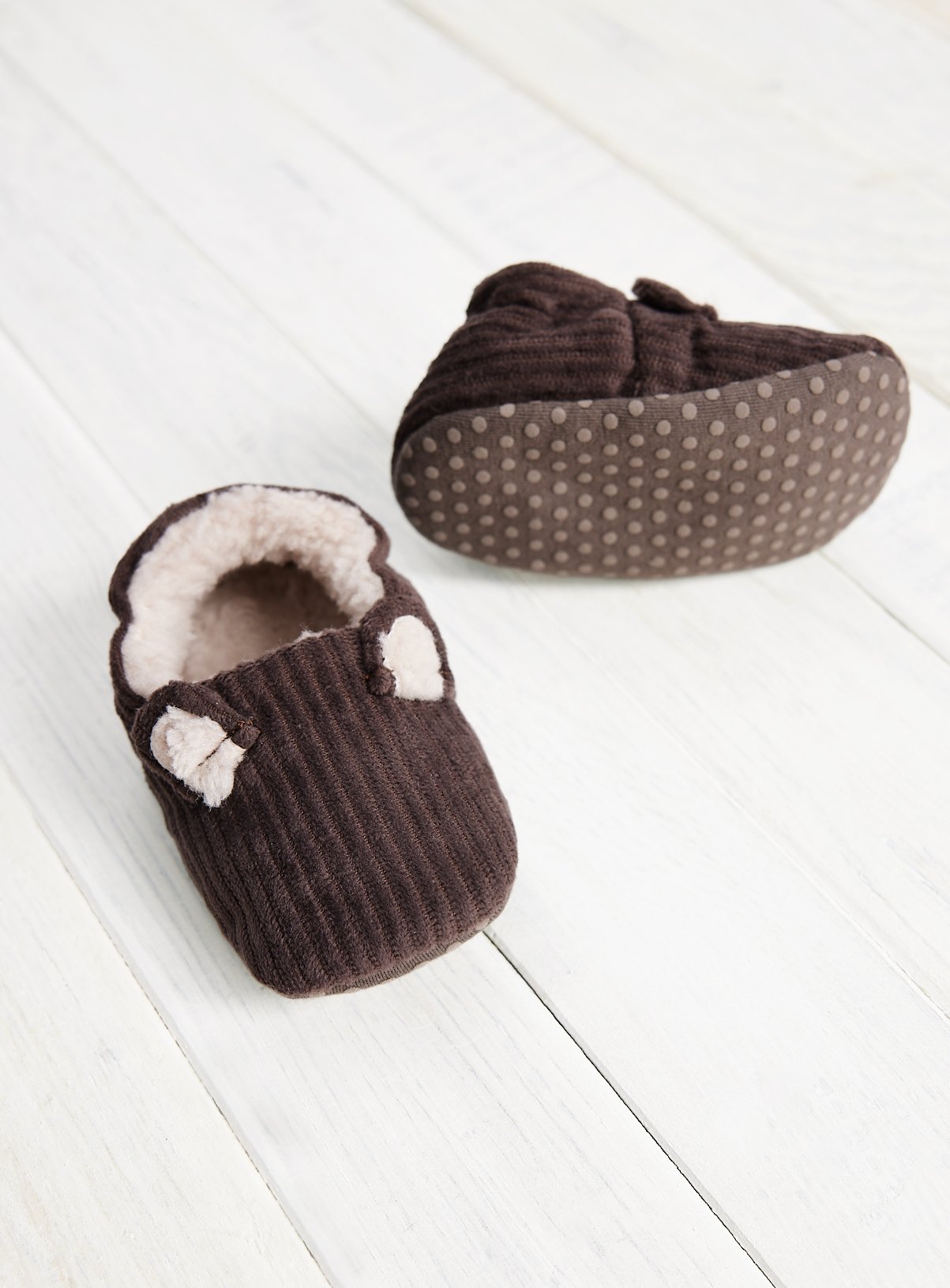 Brown Bear Slippers 