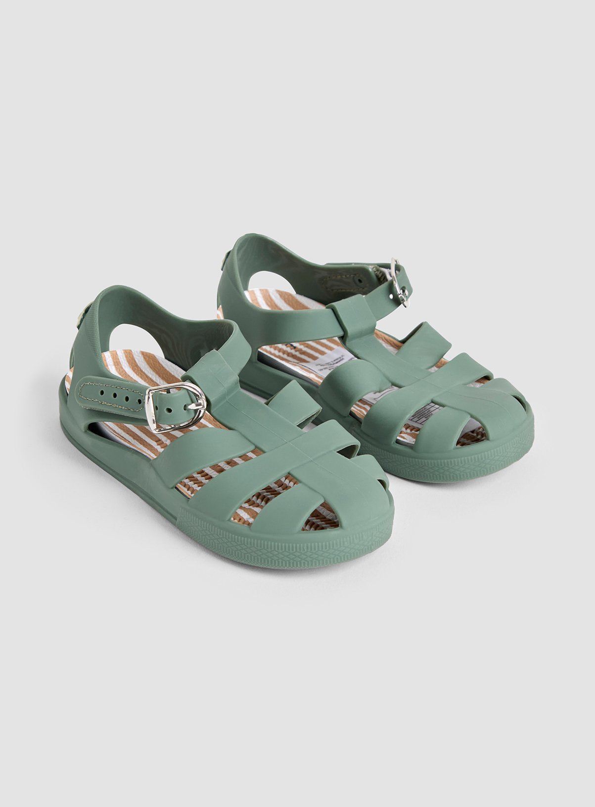 JOJO MAMAN BÉBÉ Jelly Sandals Khaki Green 