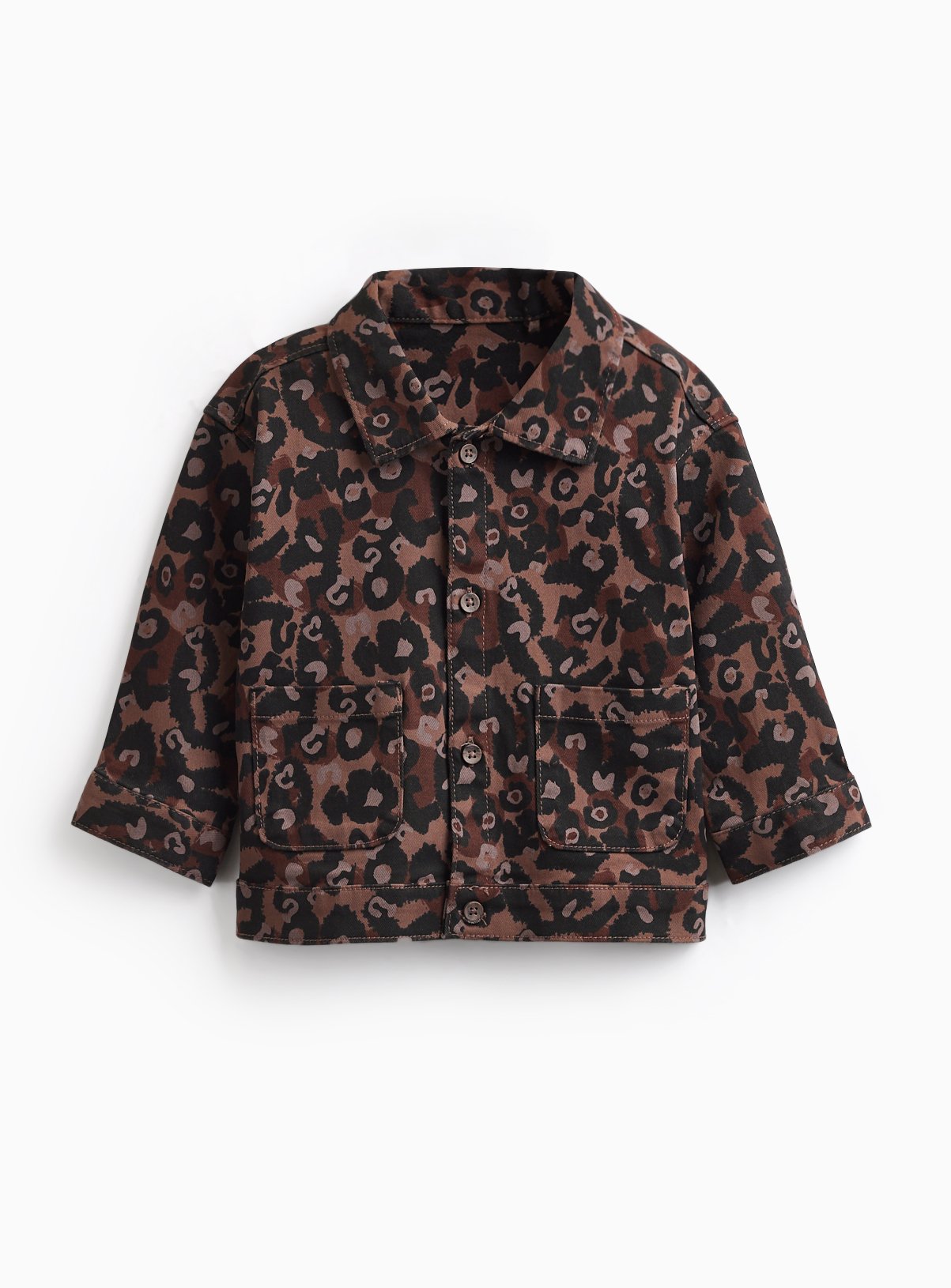 Brown Leopard Print Jacket 2-3 years