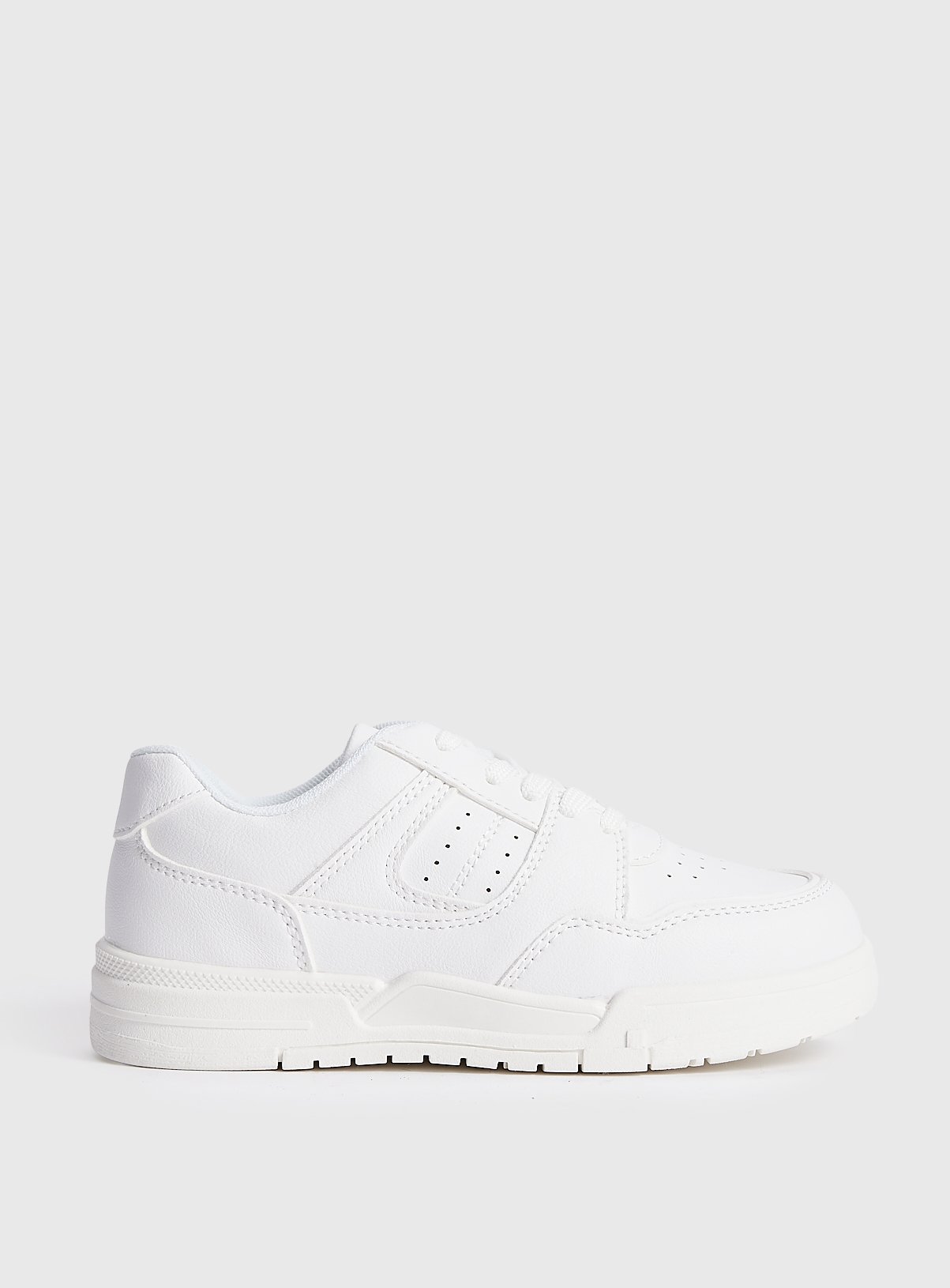White Panelled Trainers 12 Infant