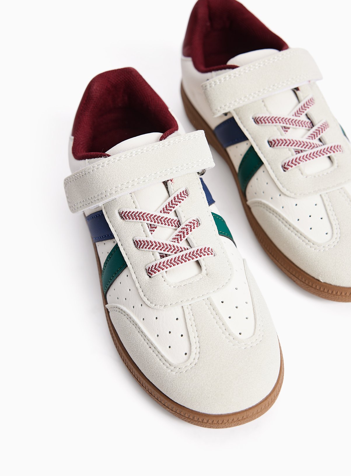 Stone Retro Court Trainers 
