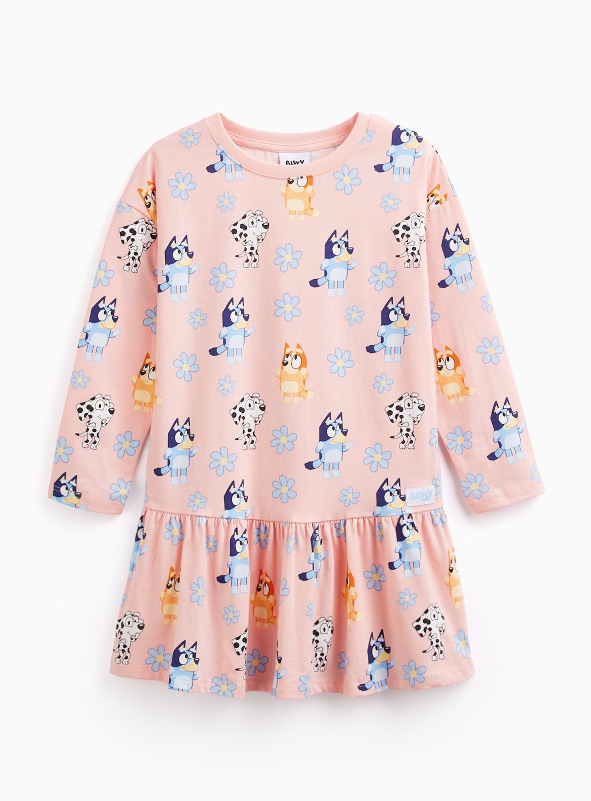 Pink Bluey Jersey Dress 