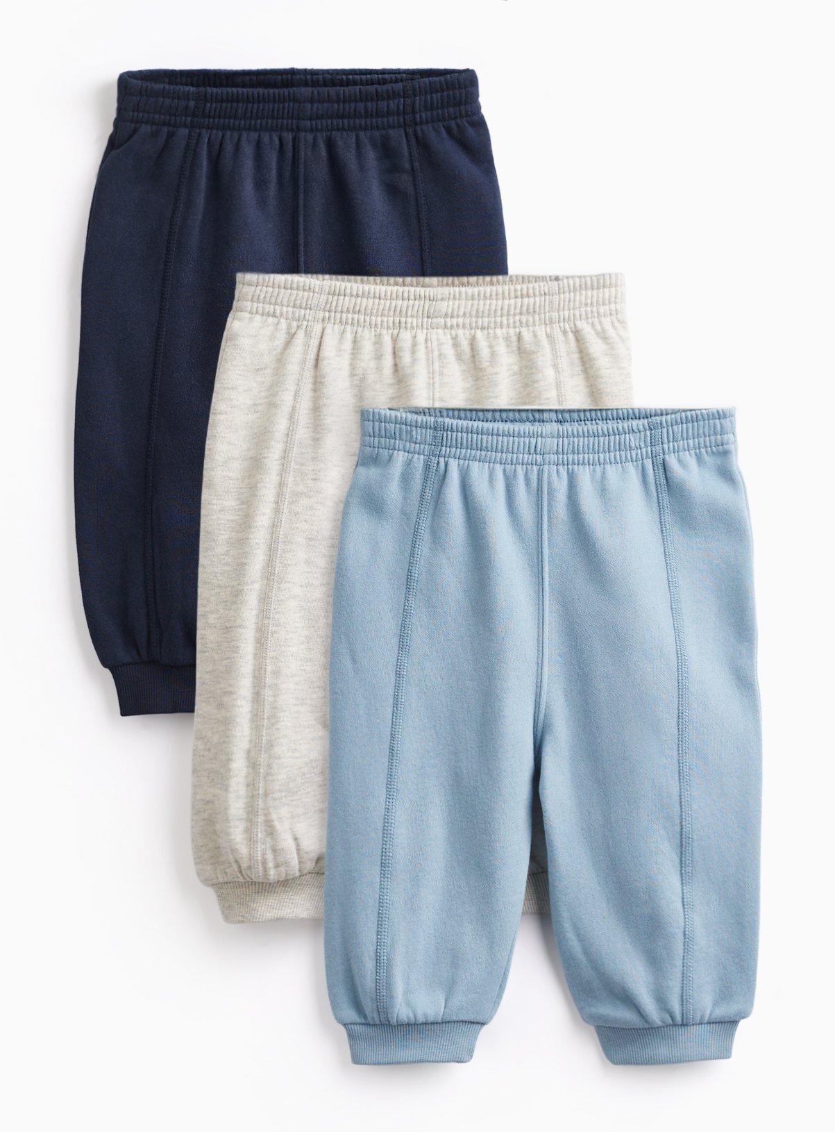 Blue & Grey Joggers 3 Pack 3-6 months