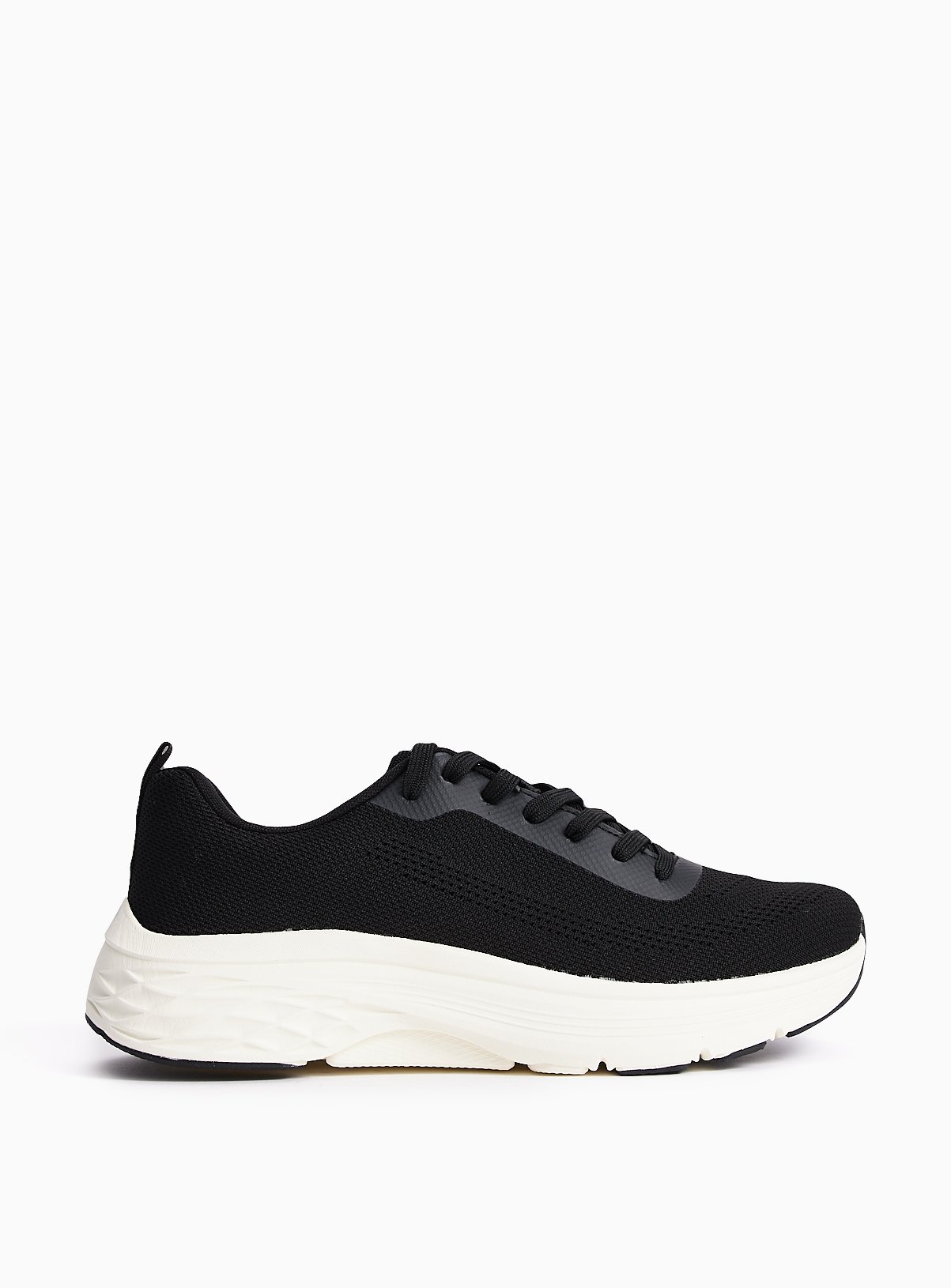 Black Active Knitted Trainers 