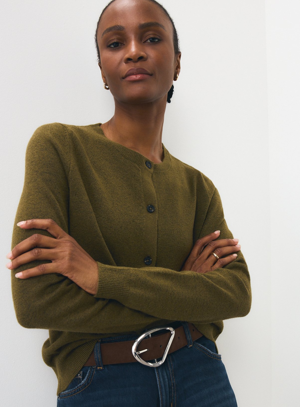 Cosy Yarn Button Through Cardigan 