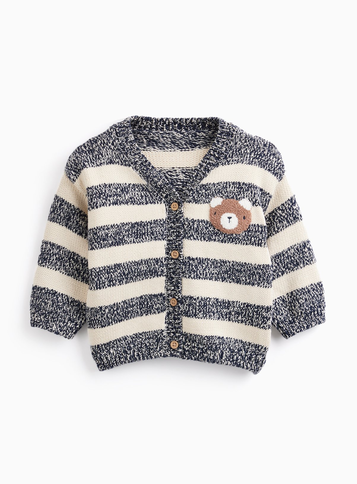 Navy Stripe Preppy Cardigan 
