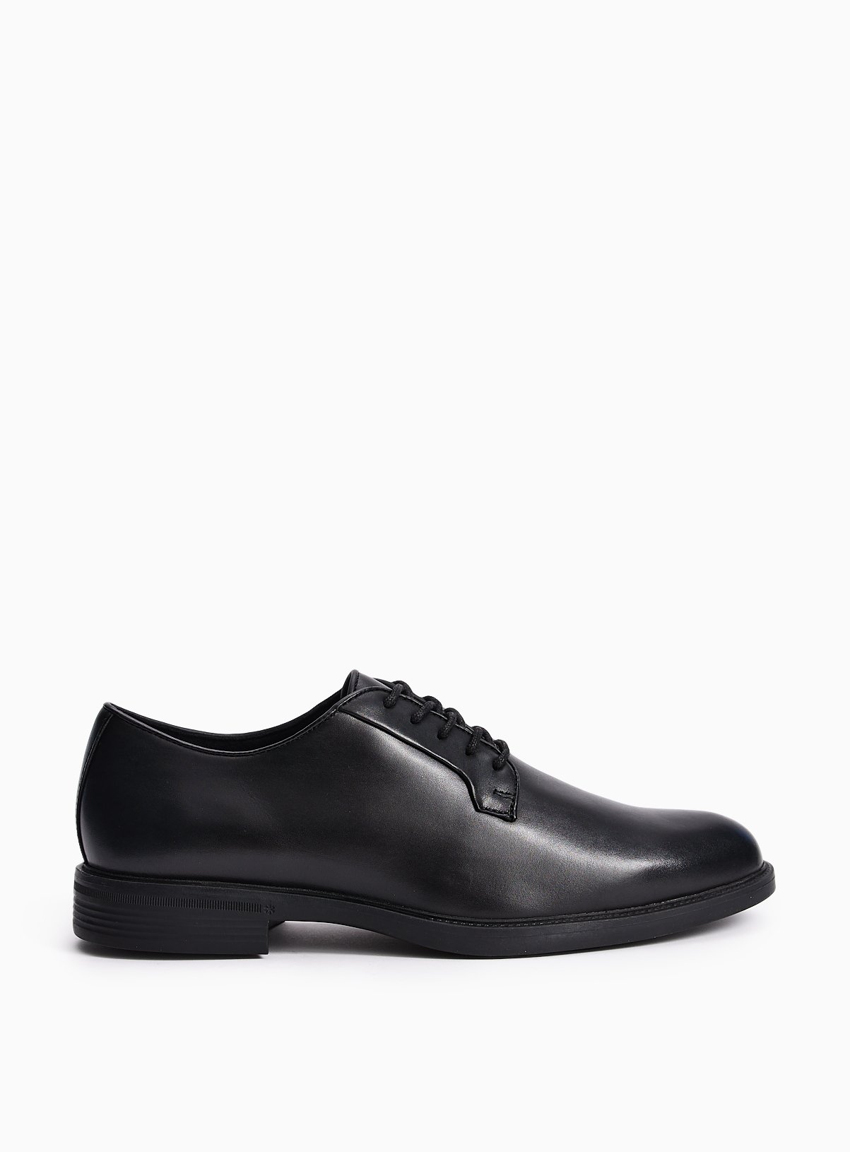 Black Leather Lace Up Shoes 