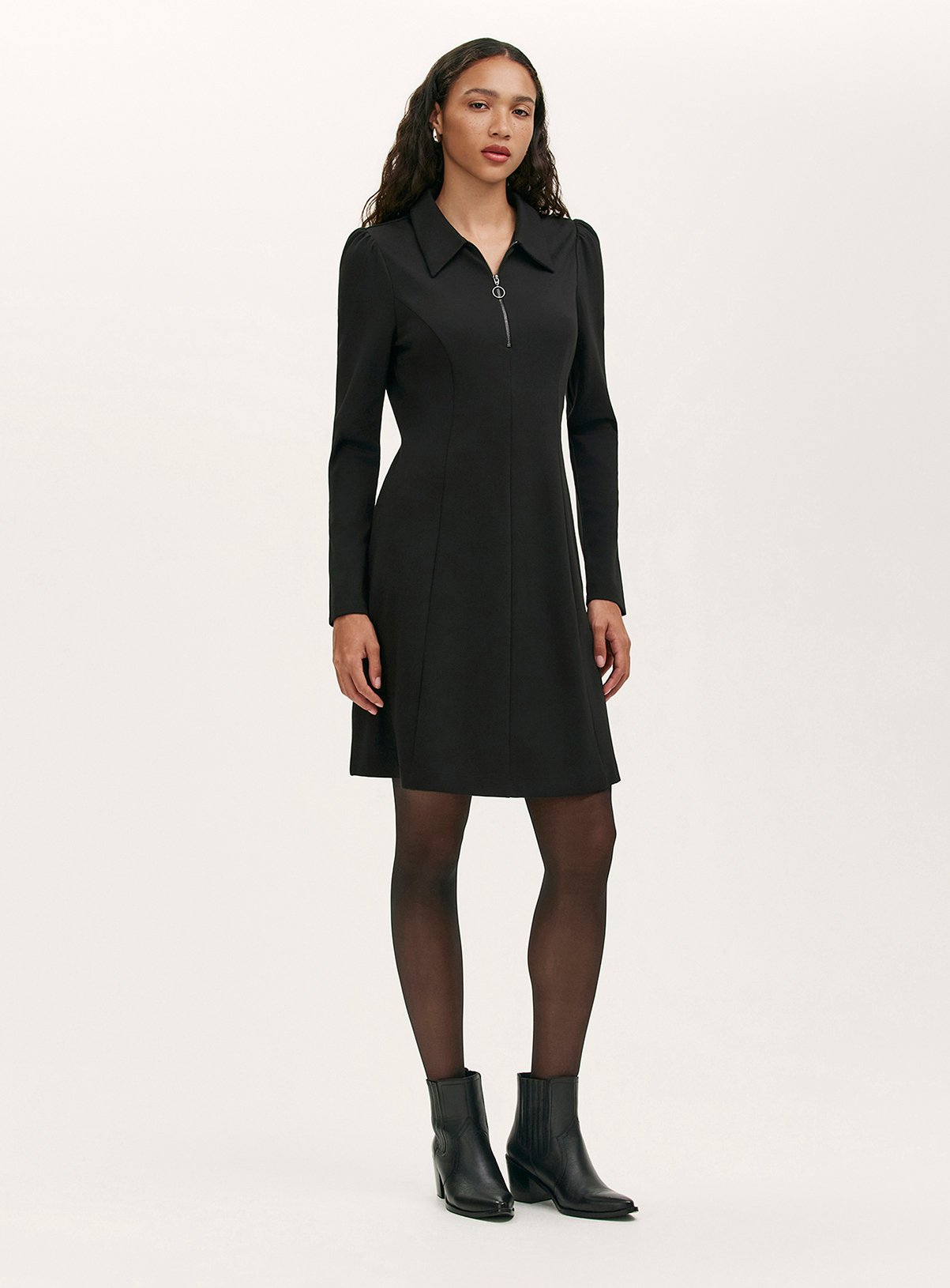 FINERY Lea Dress Black