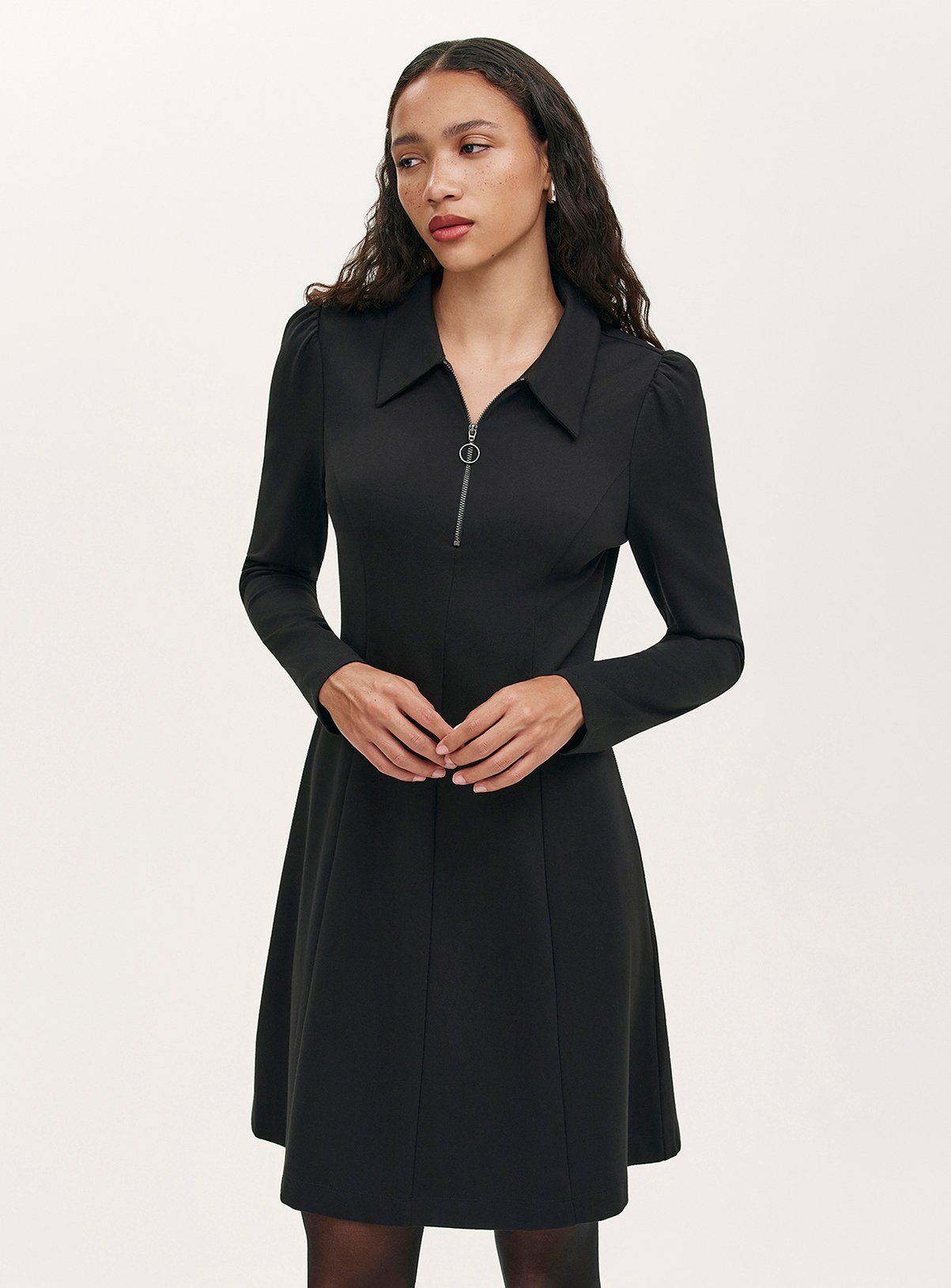 FINERY Lea Dress Black