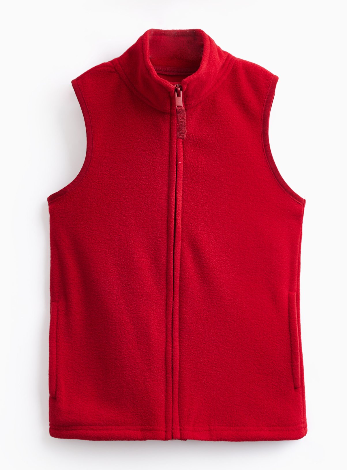 Red Fleece Gilet 10 years