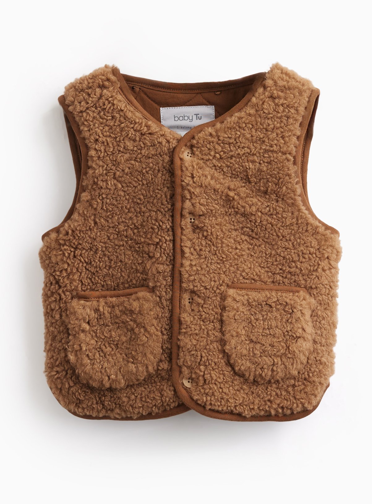 Brown Borg Gilet Up to 3 mths